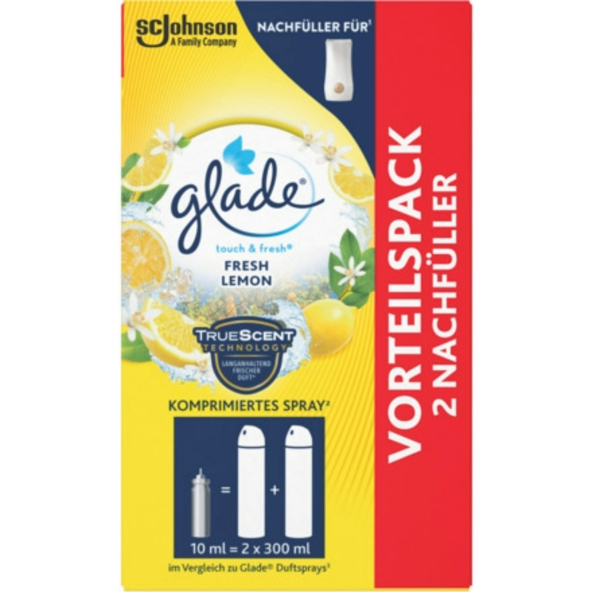 Glade/Brise one Touch 2 Nachfüller Fresh Lemon
