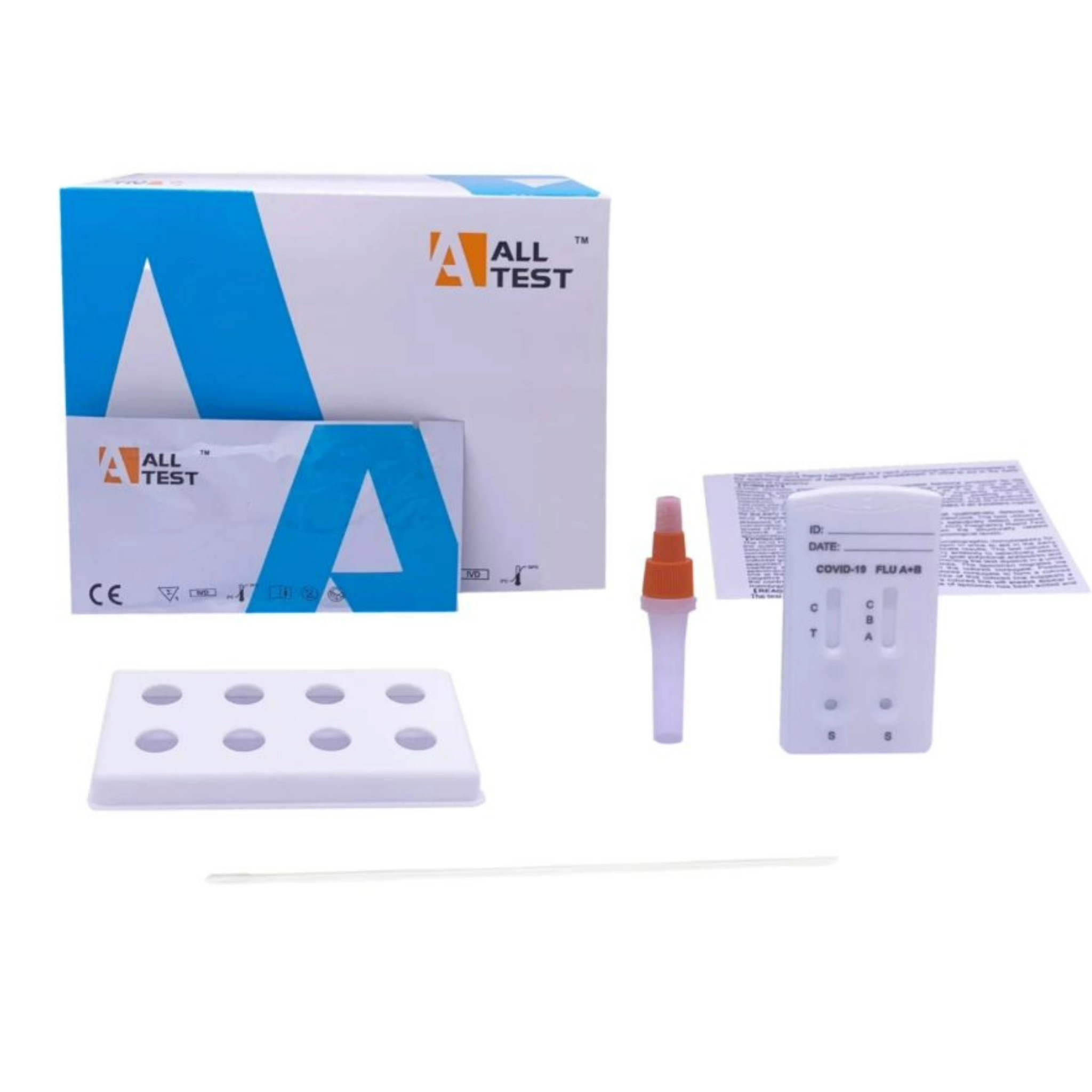 Covid-19 und Influenza A+B Antigen Combo-Test, 20 Stk.