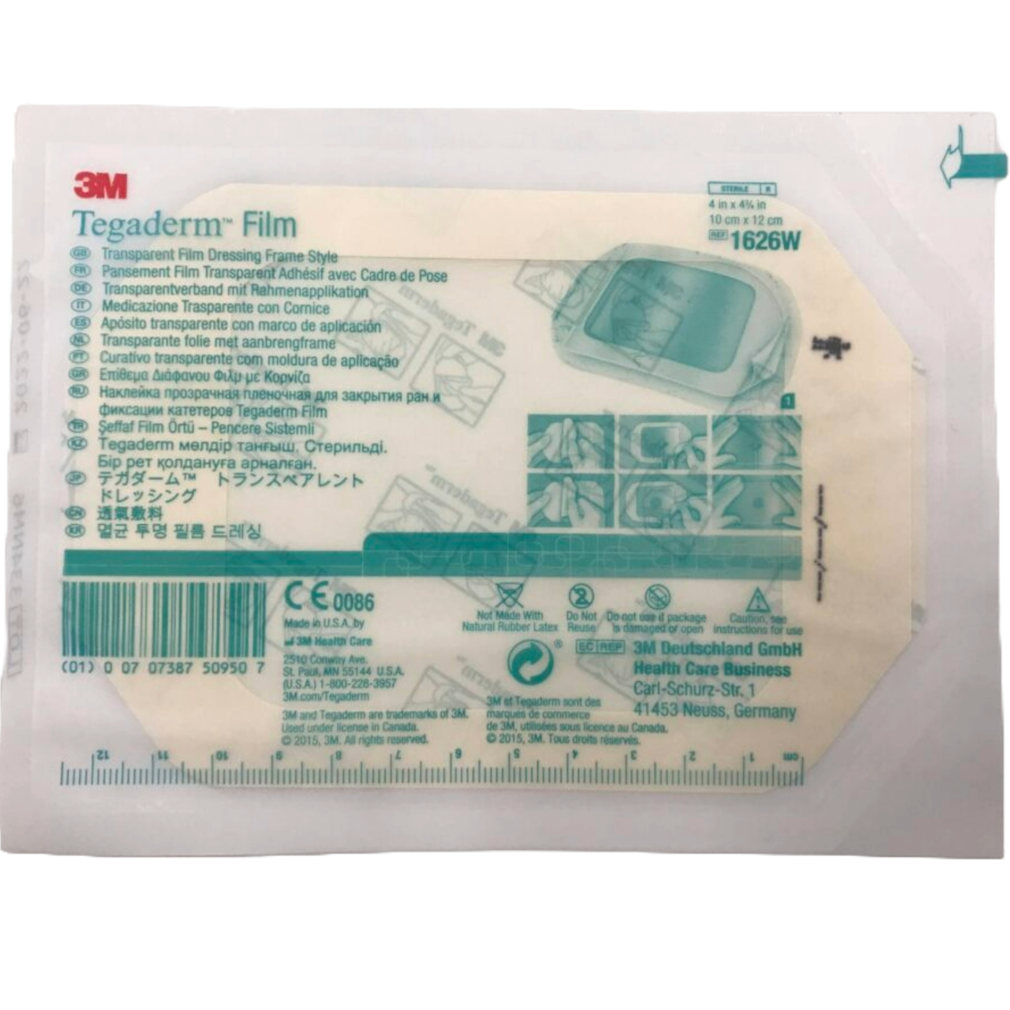 3M Tegaderm Film Transparentverband, 10x12cm