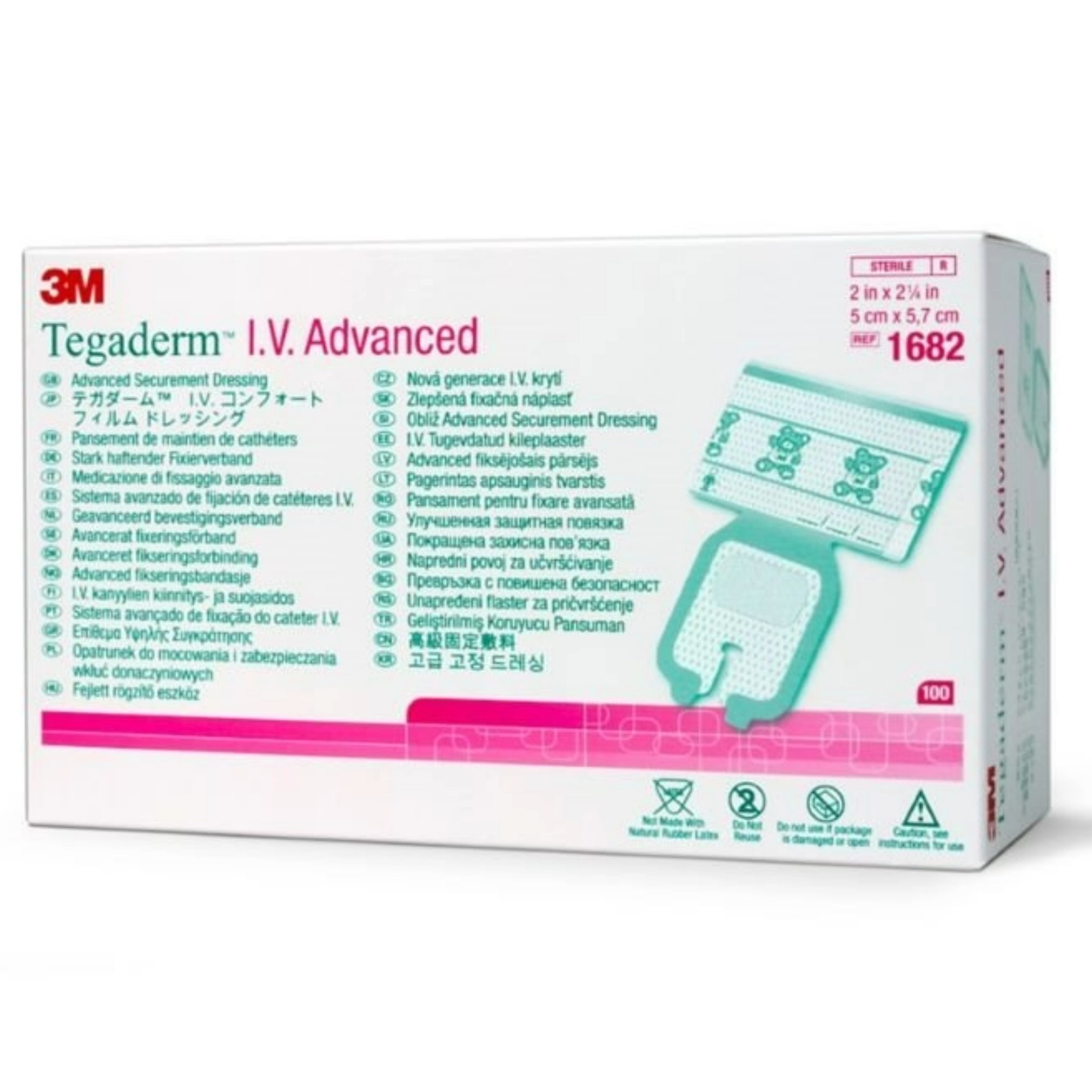 3M Tegaderm I.V. Advanced Kan&#252;lenpflaster 5x5,7cm