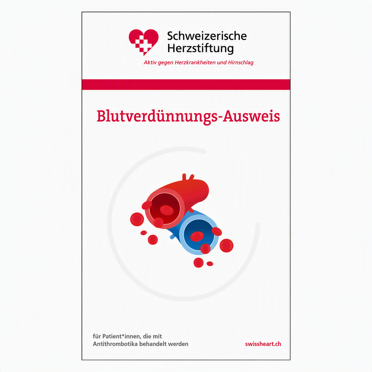 Passeport anticoagulation, allemand / 1 pc.