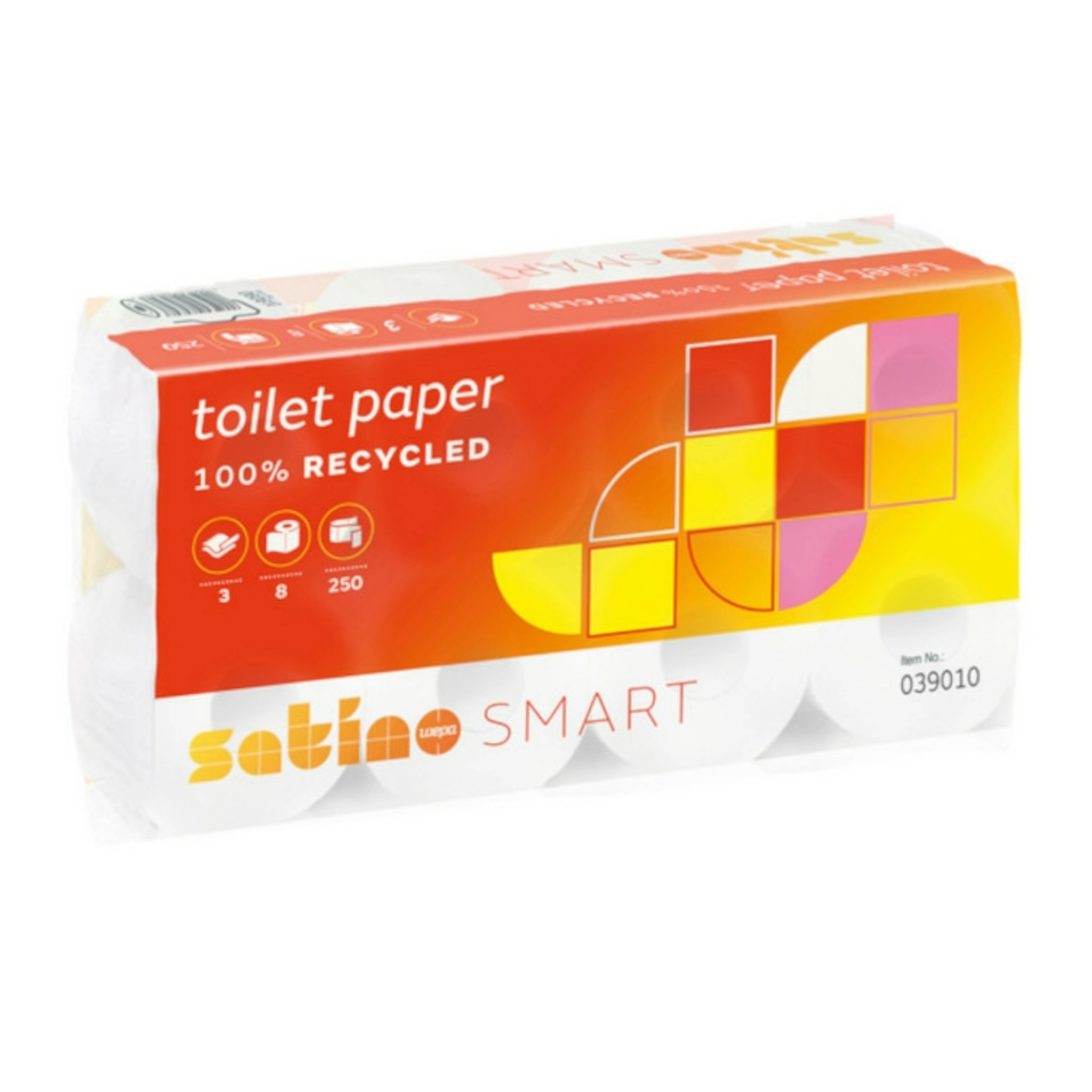 Toilettenpapier 3-lagig, Satino Smart