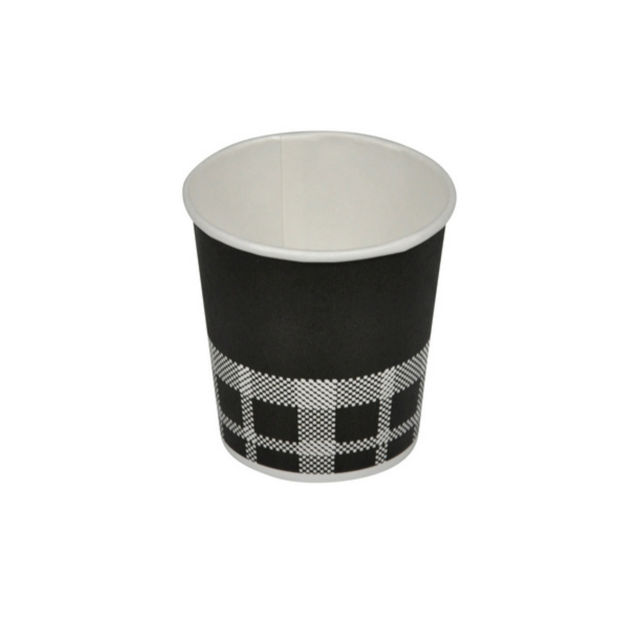 Izza Kartonbecher 1,2 dl, schwarz / weiss