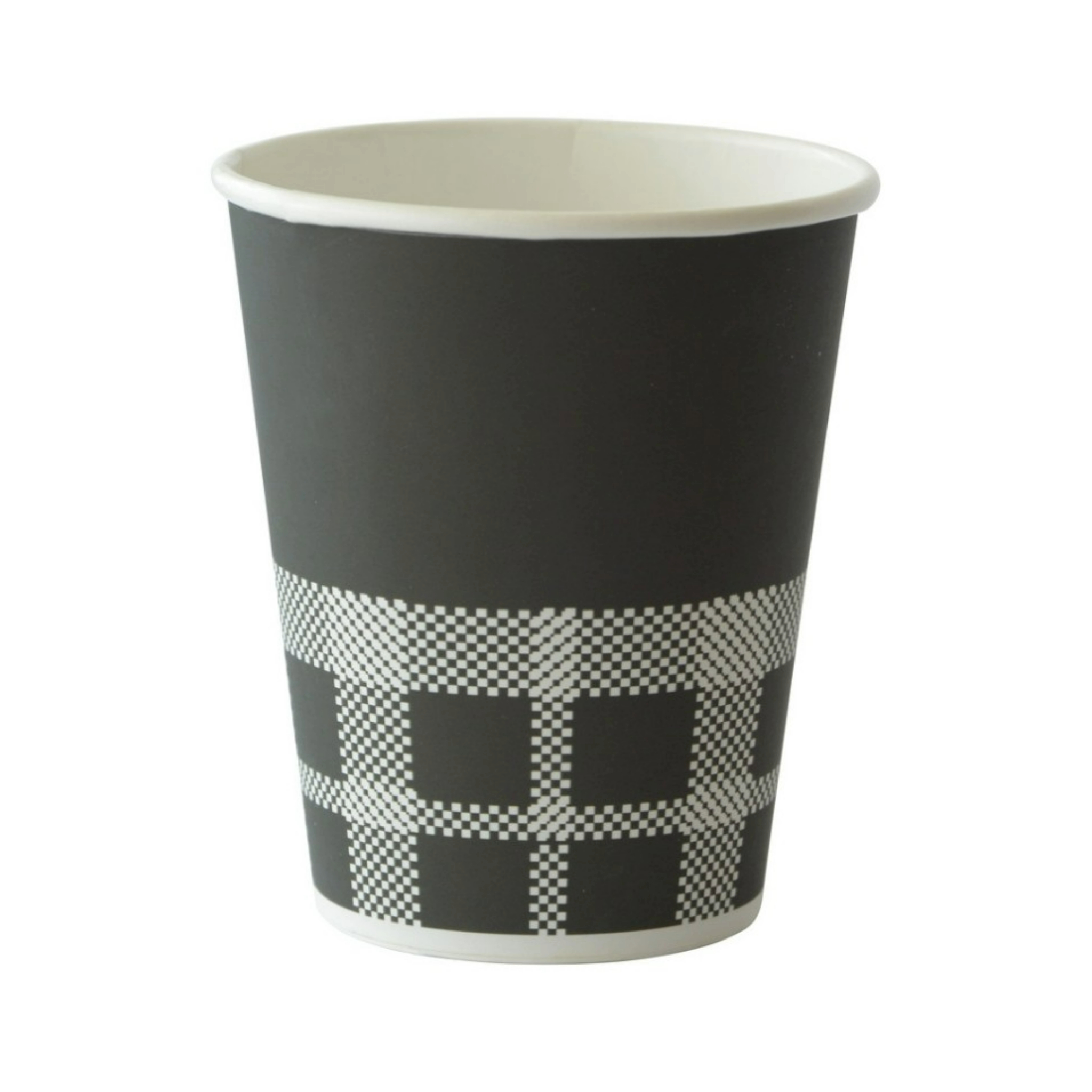 Tazza di cartone Izza, 2,4 dl, nero / bianco