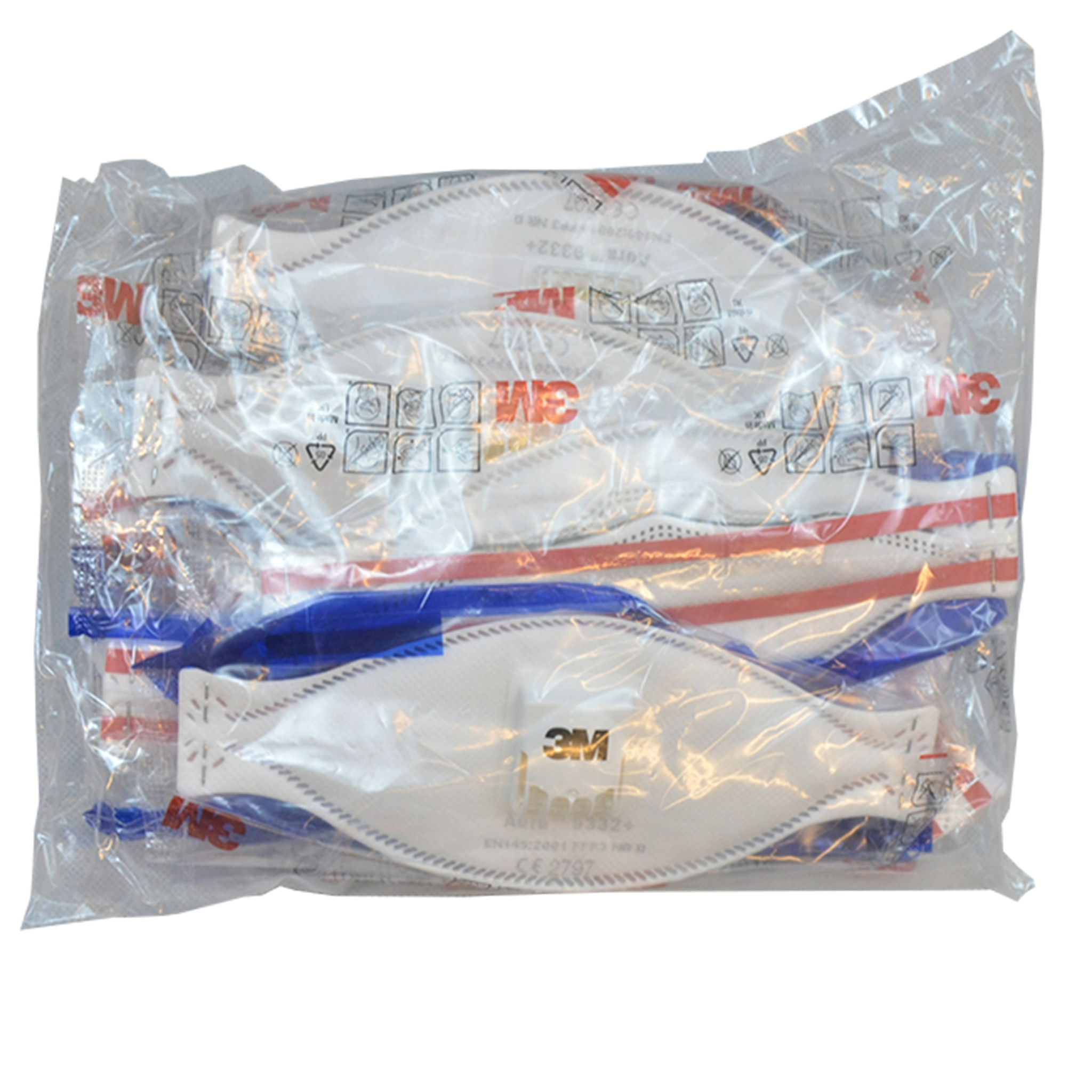 FFP3 Respiratory Mask with valve - 10 pcs.