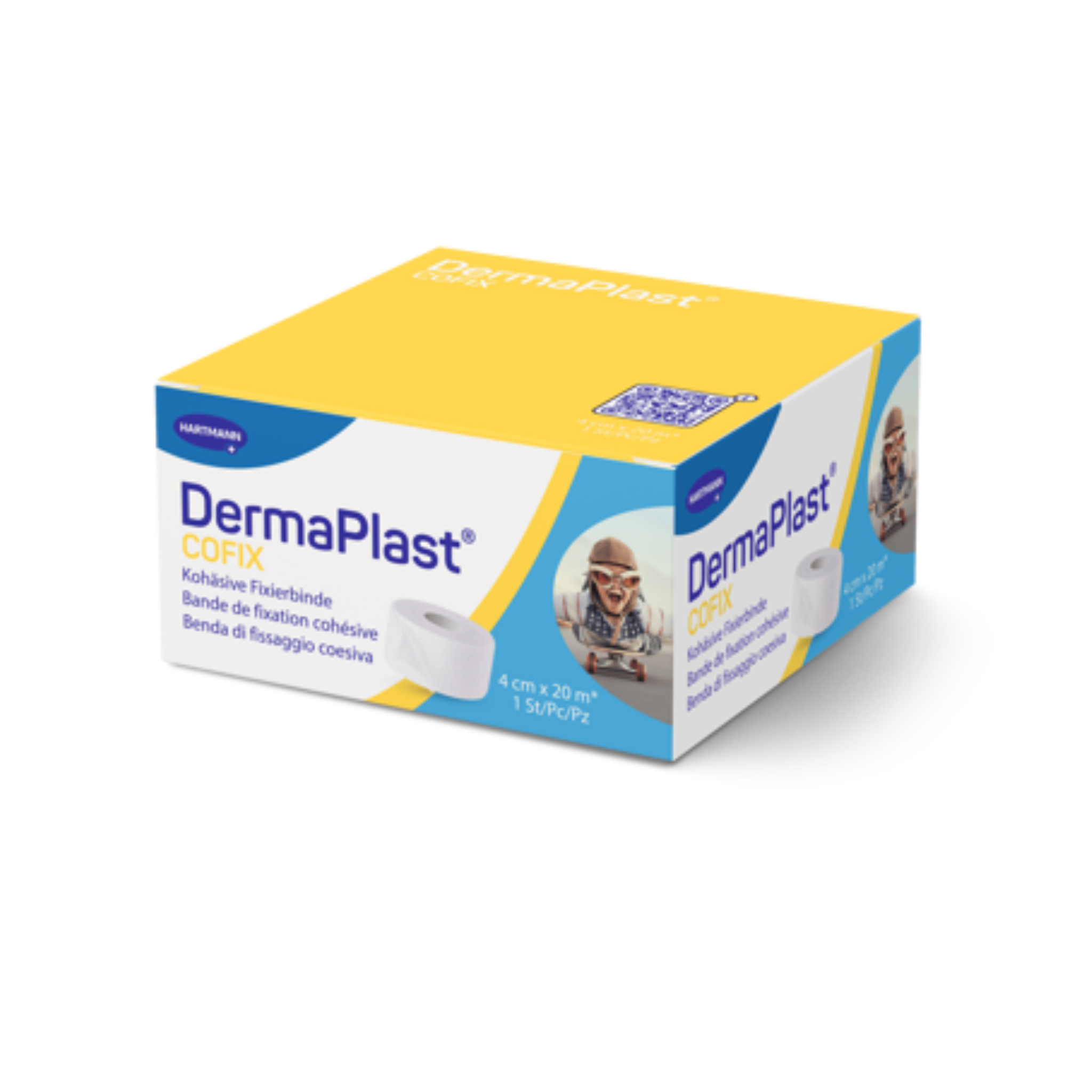 DermaPlast&#174; CoFix Selbsthaftende Binde, weiss 20m x 4cm / 1 Stk.