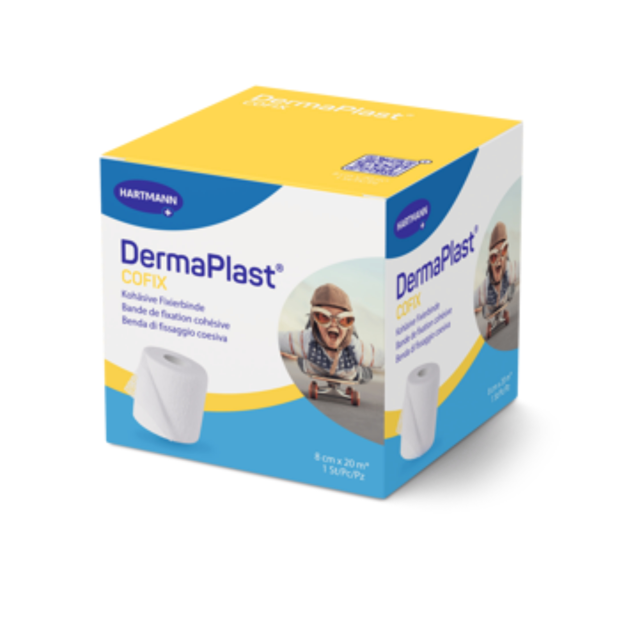 DermaPlast&#174; CoFix Selbsthaftende Binde, weiss 20m x 8cm / 1 Stk.