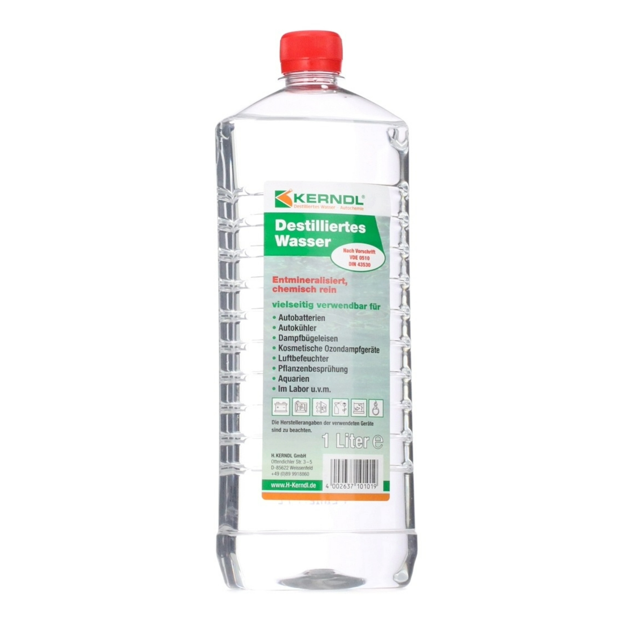 Destilliertes Wasser (Aquadest) / 1 Liter