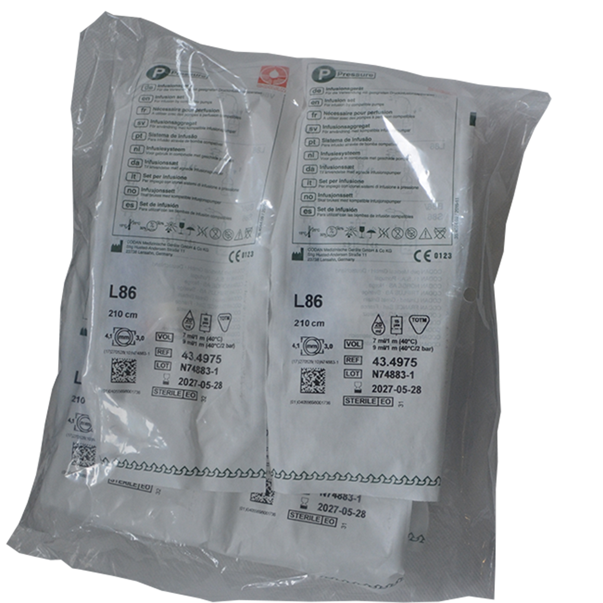 Codan Infusionsbesteck L86 P 210cm mit Filter und Bel&#252;ftung