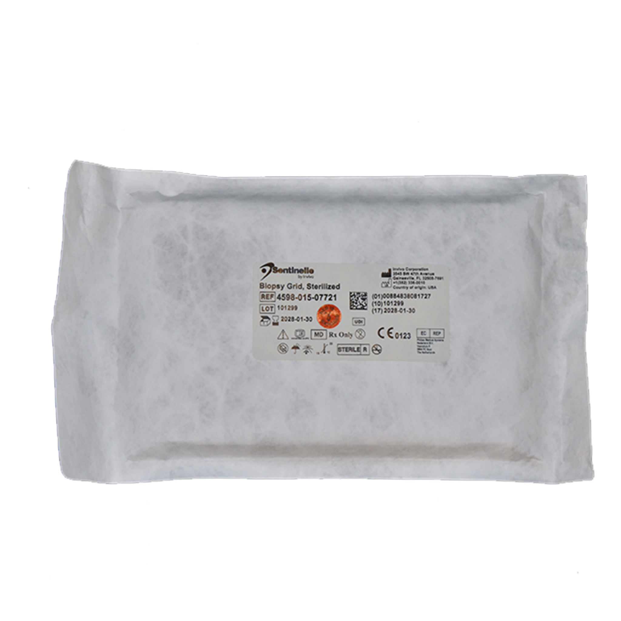 Sentinelle Sterile Biopsy Grids for use with Vanguard