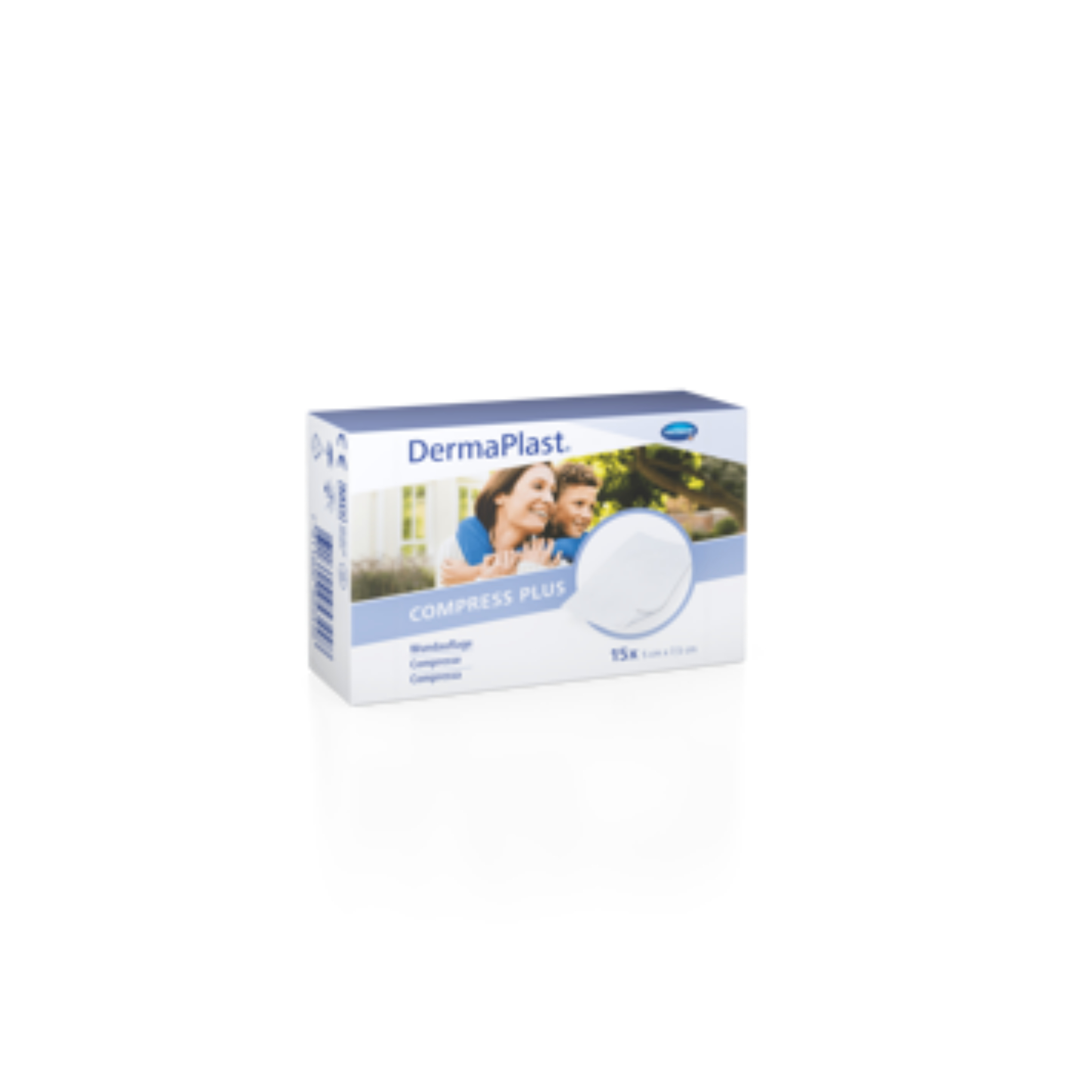DermaPlast Compress Plus Compressa assorbente 5 x 7,5 cm, 15 pz.
