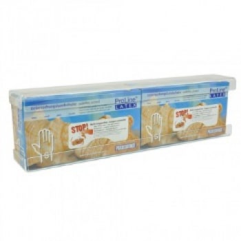 Handschuhspender Duo aus hochtransparentem Acrylglas