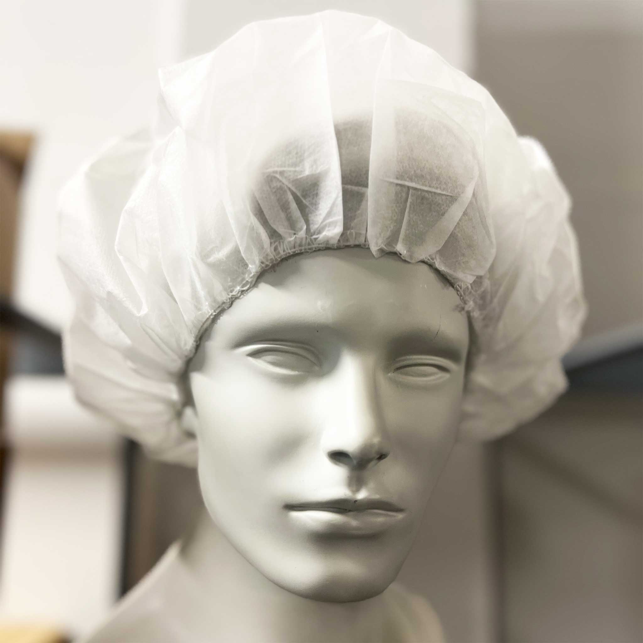 Einweg-Kopfhaube weiss