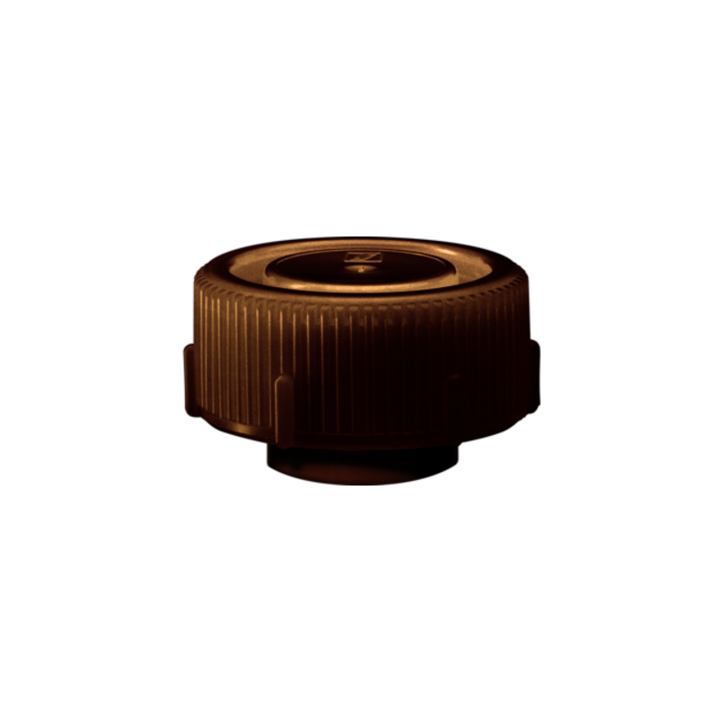 Schutzgef&#228;&#223;, lichtgesch&#252;tzt, braun, mit Saugeinlage, L&#228;nge: 126 mm, mit Verschluss / 5 Stk.