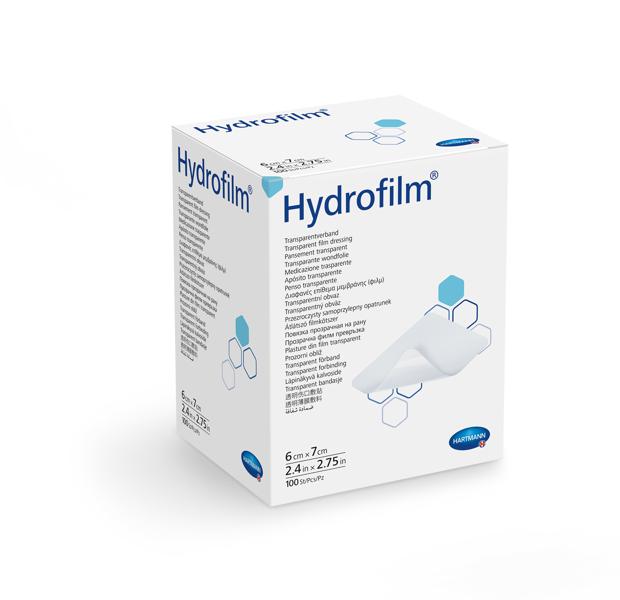 Hydrofilm, transparenter Wundverband, 6x7cm, 100 Stk