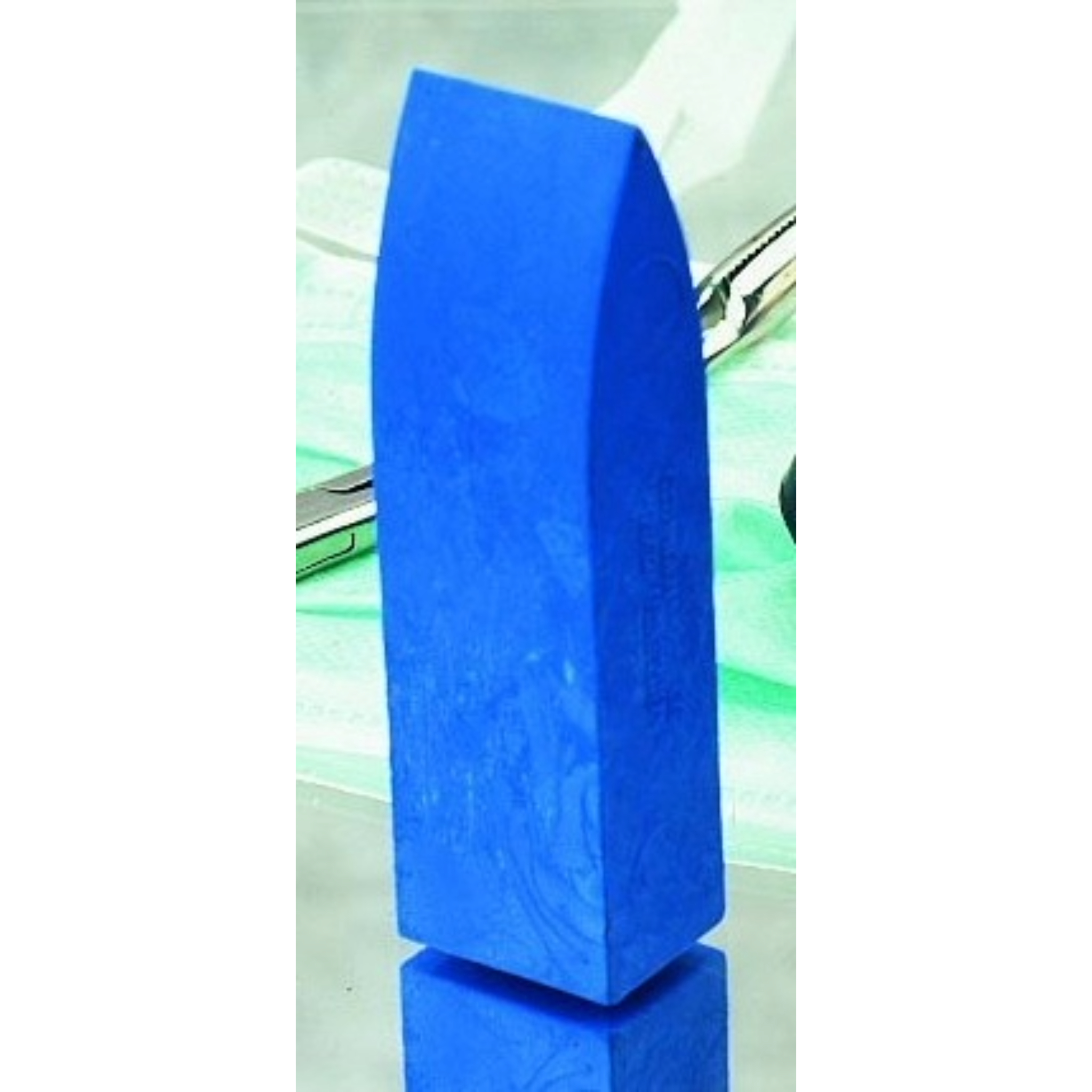 Cuneo interdentale conico in gomma, blu