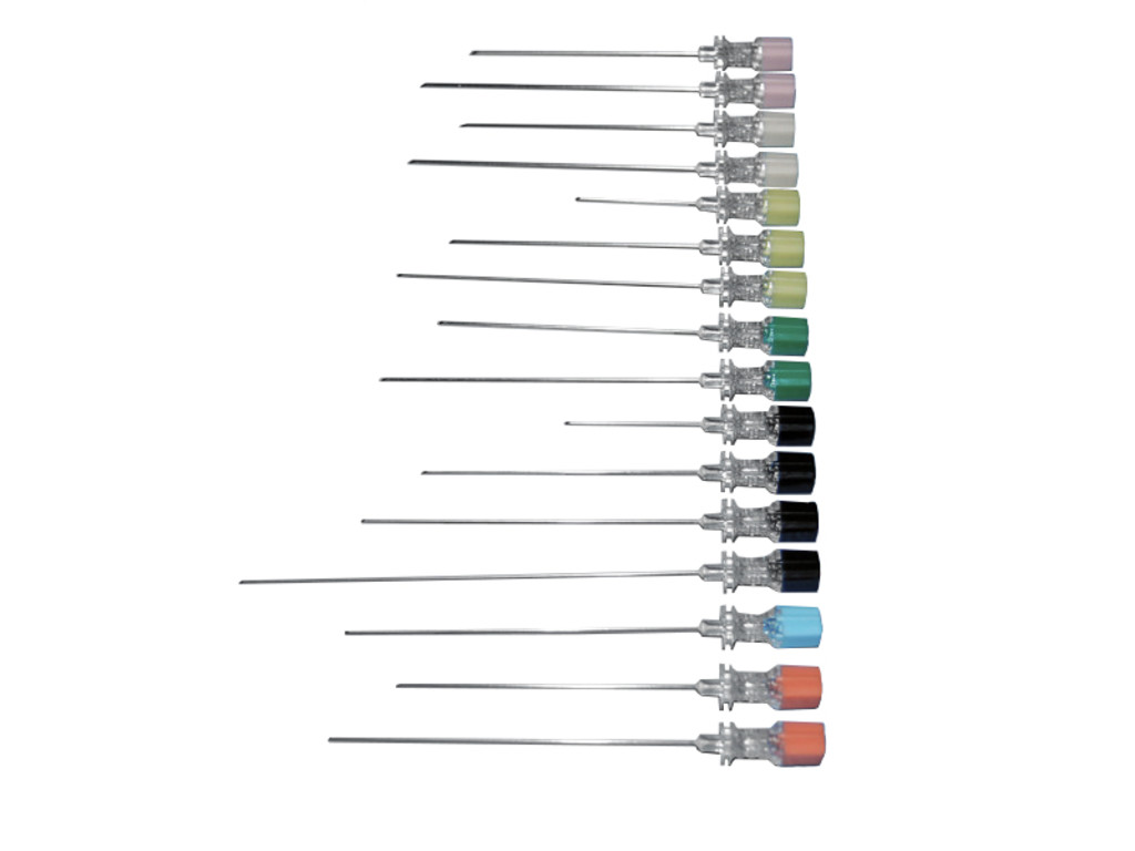 Ago spinale 25G, 0,53 × 90 mm, arancione, 25 pezzi