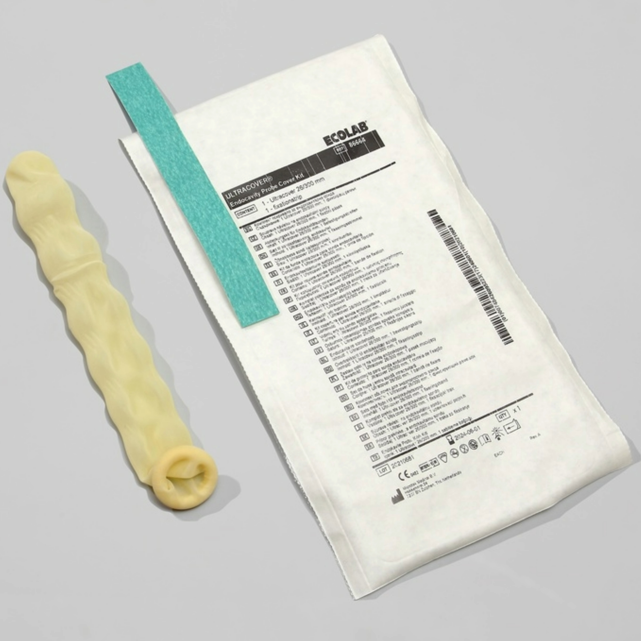 Ultraschall Schutzh&#252;lle Microtek Ultracover 8x30cm, steril, 10 Stk.