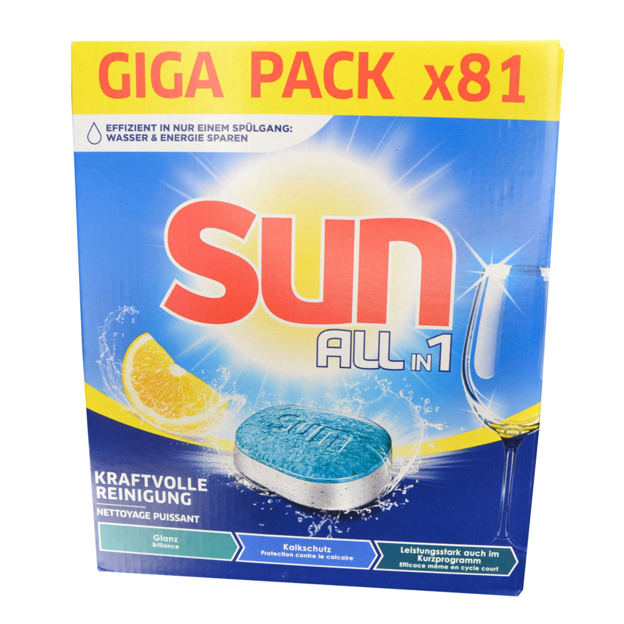 Sun Tabs All in One Lemon 81 Tabs