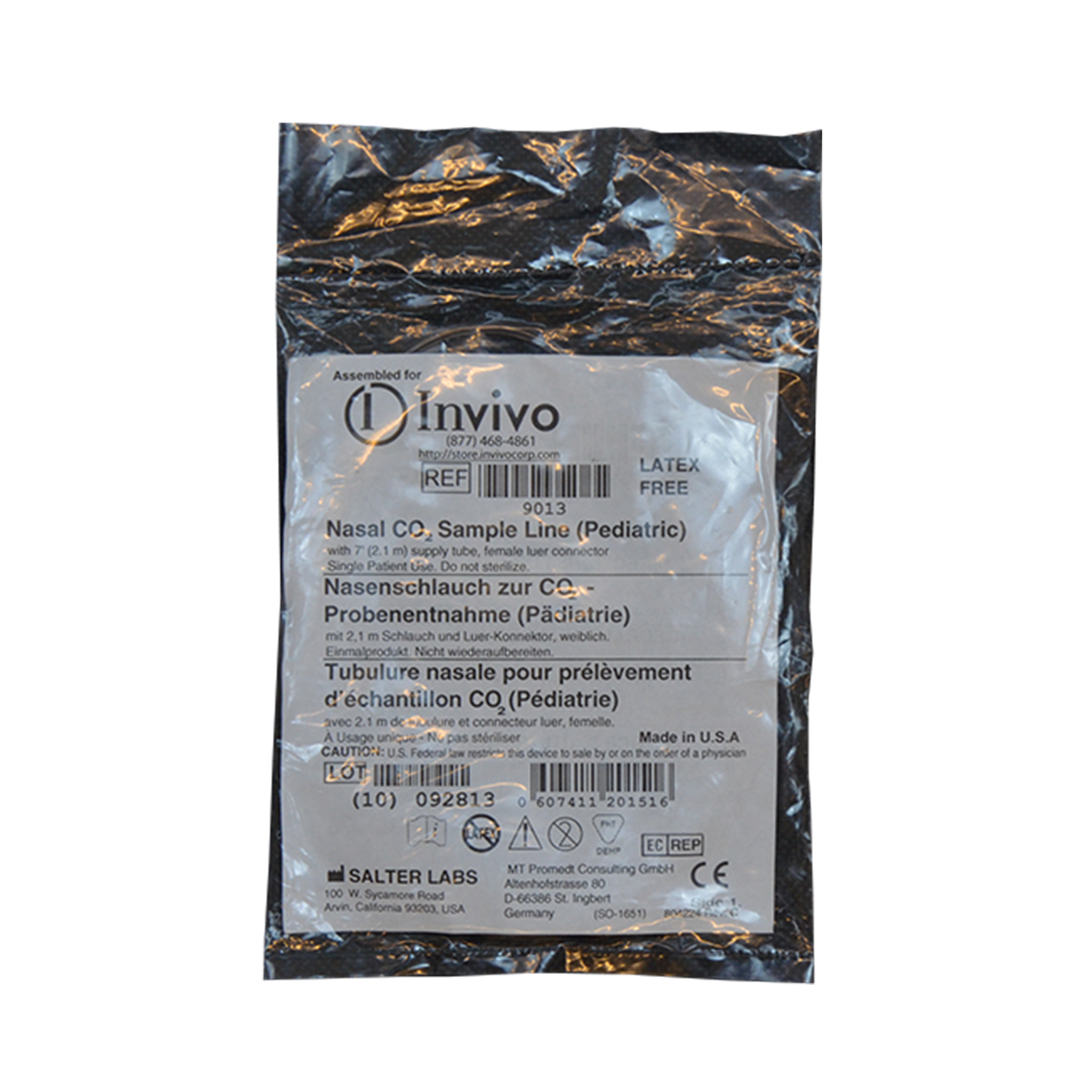 EtCO2 Nasenkan&#252;le f&#252;r P&#228;diatrie zur Probeentnahme