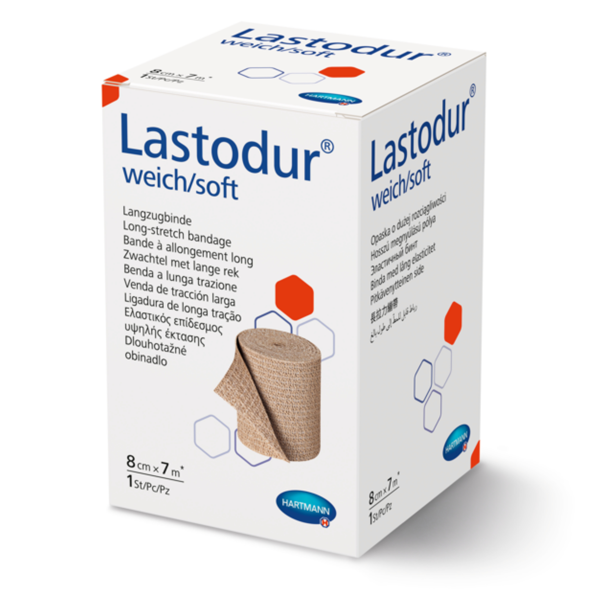 Lastodur weich/soft 8cm x 7m, St&#252;tz- und Entlastungsverband