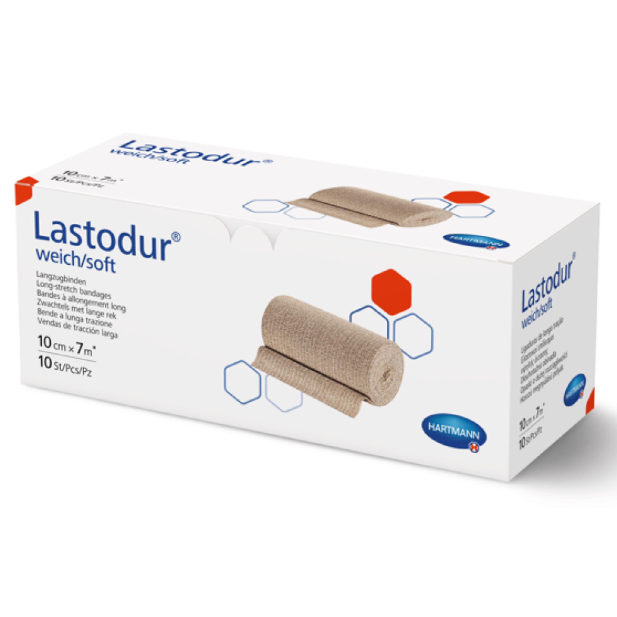 Lastodur weich/soft 10cm x 7m, St&#252;tz- und Entlastungsverband