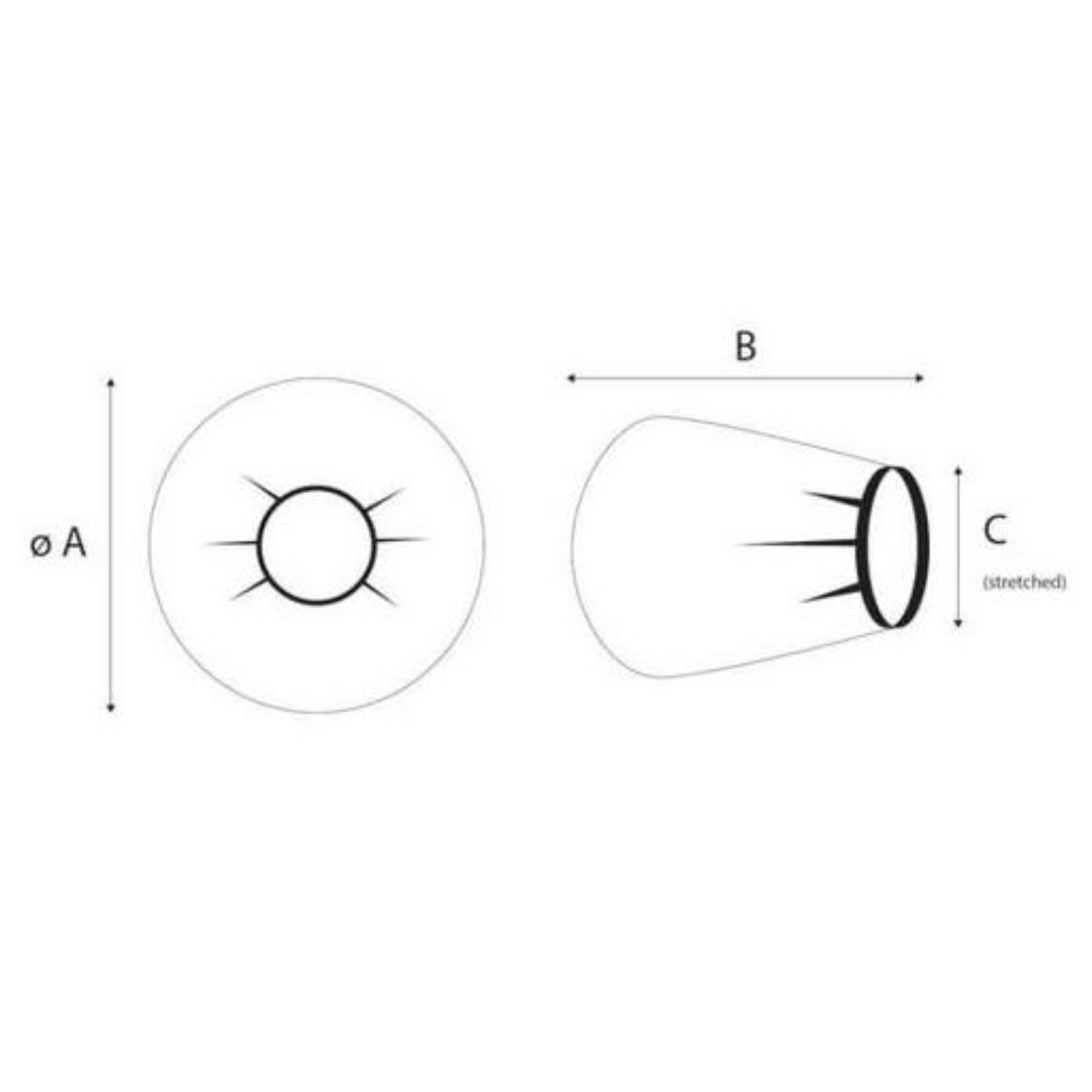 Coperchio per dispositivi, rotondo, sterile, 35x70cm