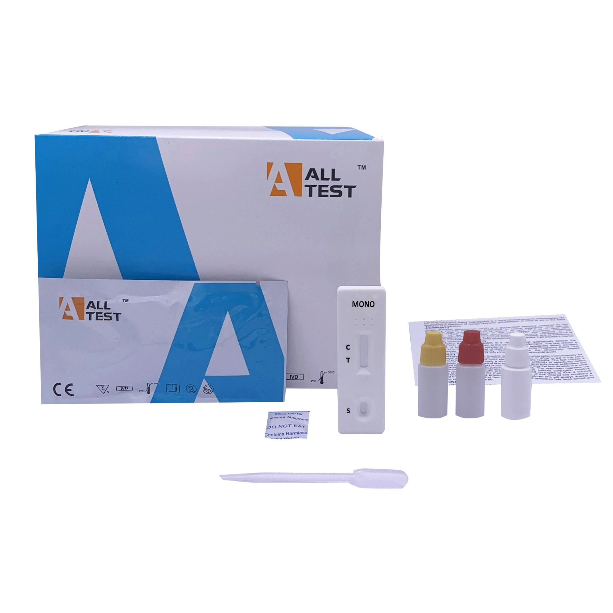 Mononukleose (MONO) Schnelltest (Vollblut/Serum/Plasma), 25 Tests