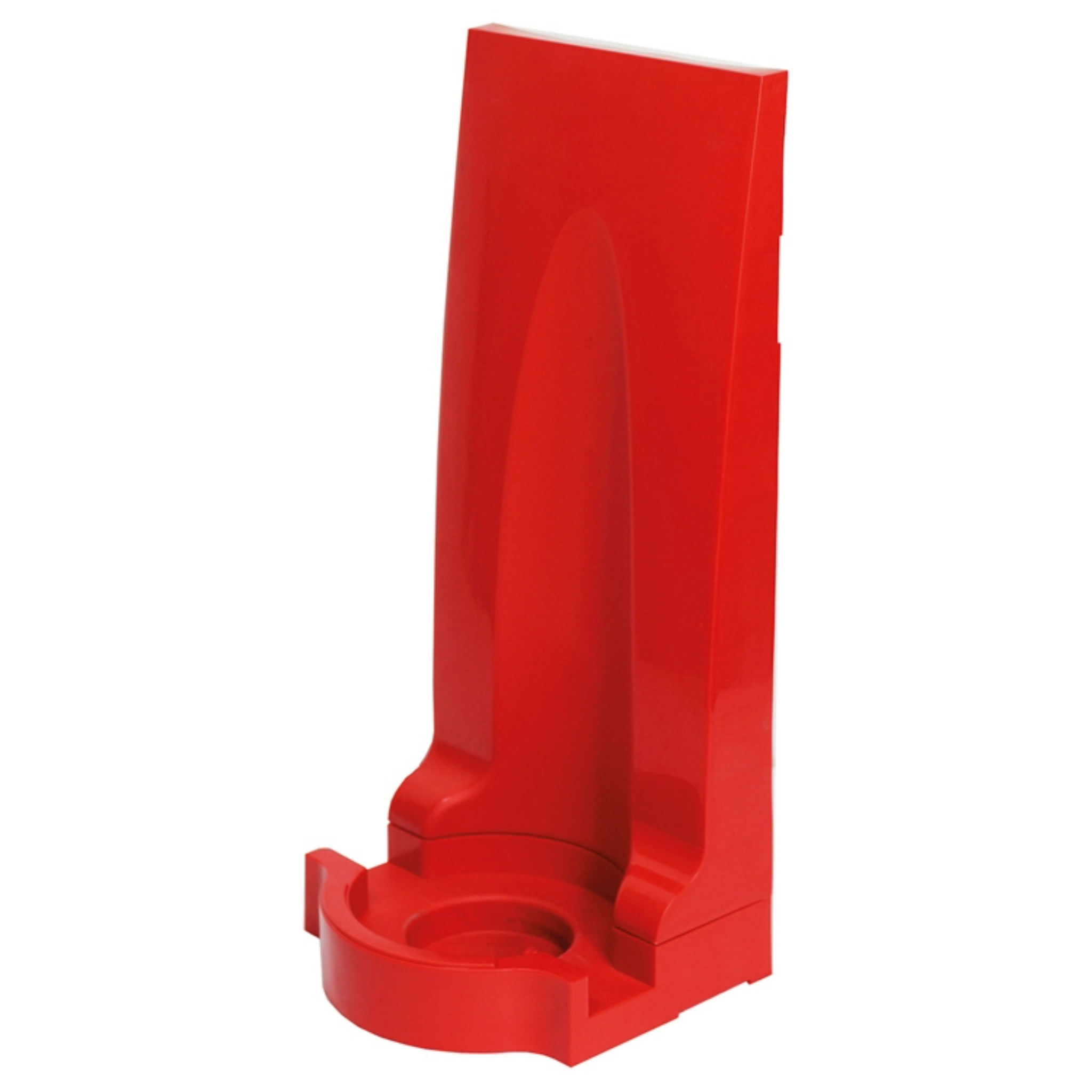 Plastic stand for MRT fire extinguisher, red
