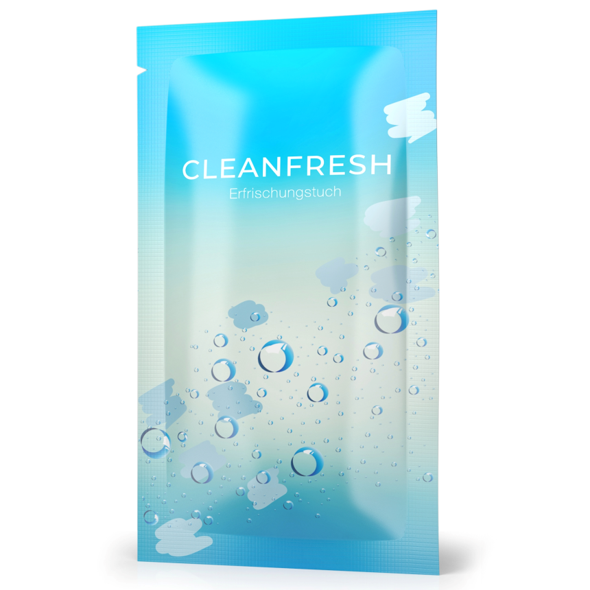 Cleanfresh refreshing wipes 14x7.5cm 500 pcs.