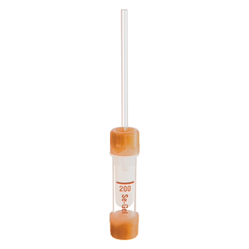 Microvette Serum Gel, 200 &amp;#181;l, Verschluss braun 
