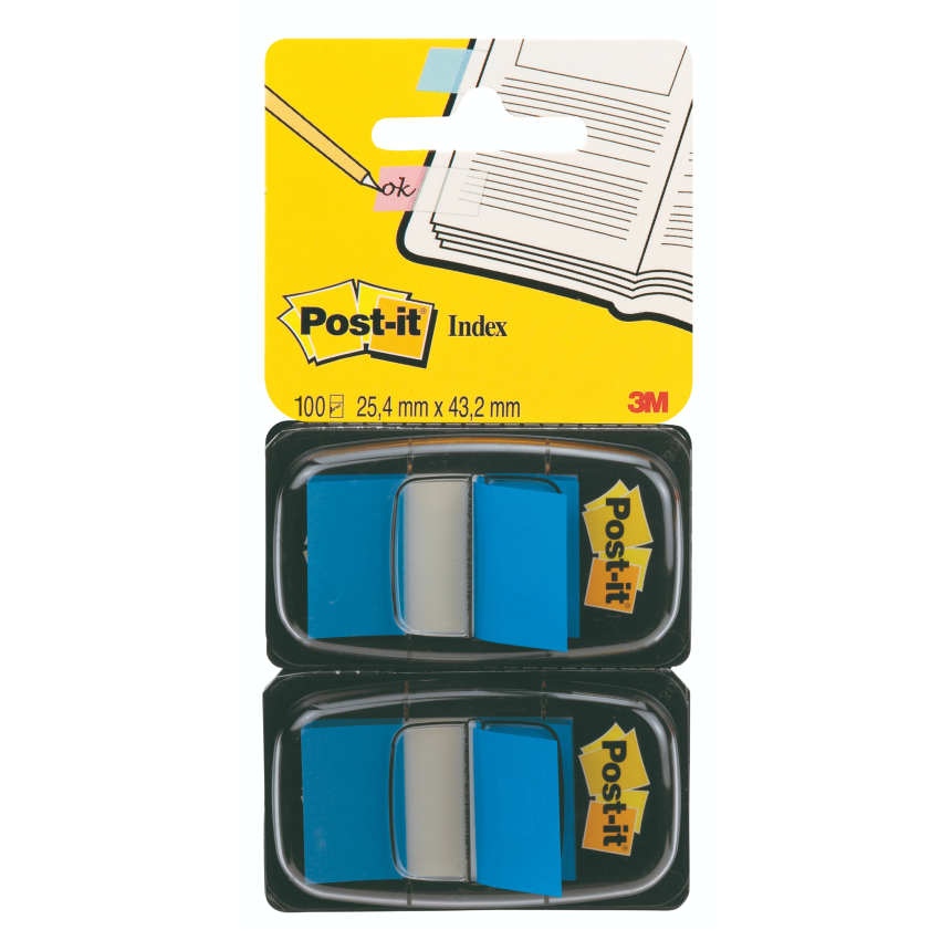 Post-it 680 blau - 25.4x43.2mm 2Stk.