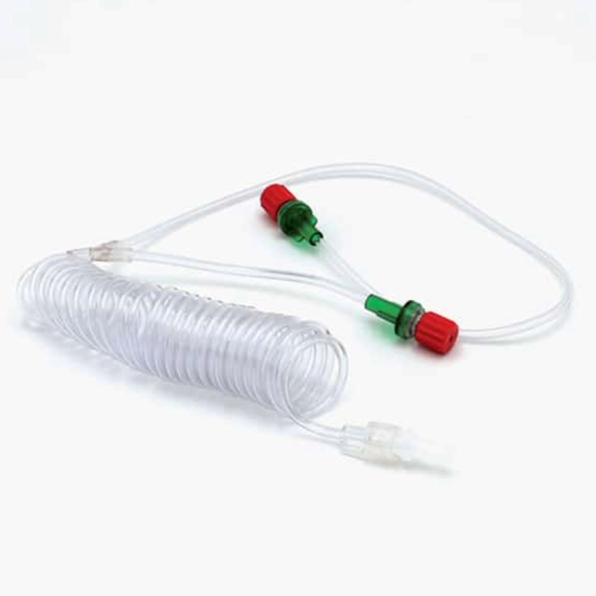 MR-ELS Schlauchsystem mit Ventilen, 150 cm spiralisiert