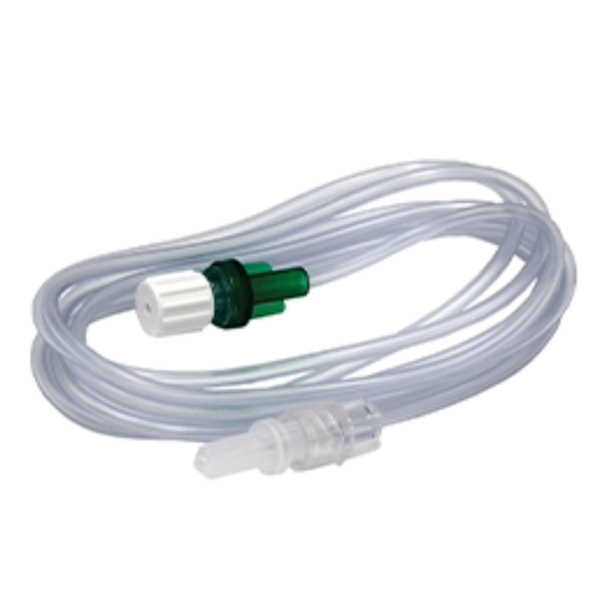 Patientenschlauch gerade 200cm mit R&amp;#252;ckschlagventil (21 bar / 305 psi)