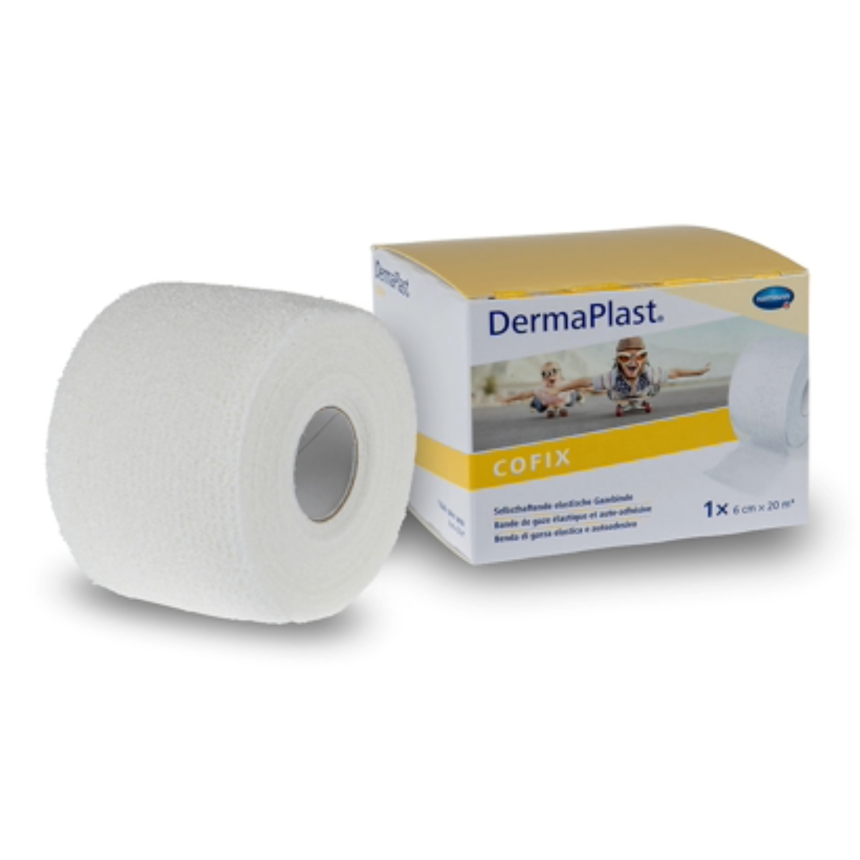 DermaPlast&amp;#174; CoFix Selbsthaftende Binde, weiss 20m x 6cm / 1 Stk.
