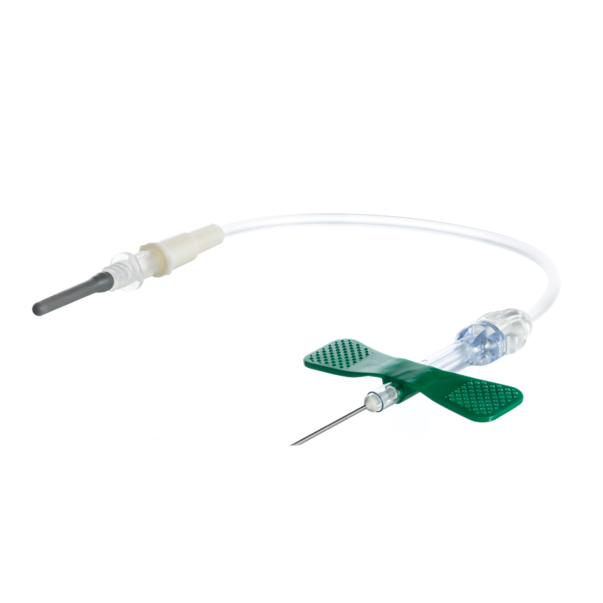 Butterfly, Sicherheitsblutentnahmeset + Luer Adapter 21G x 3/4&quot;, Schlauchl&#228;nge 4&quot; (10 cm) / 50 Stk.