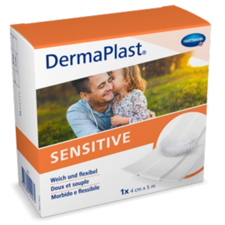 Pflaster DermaPlast weiss 4cmx5m 1Stk.