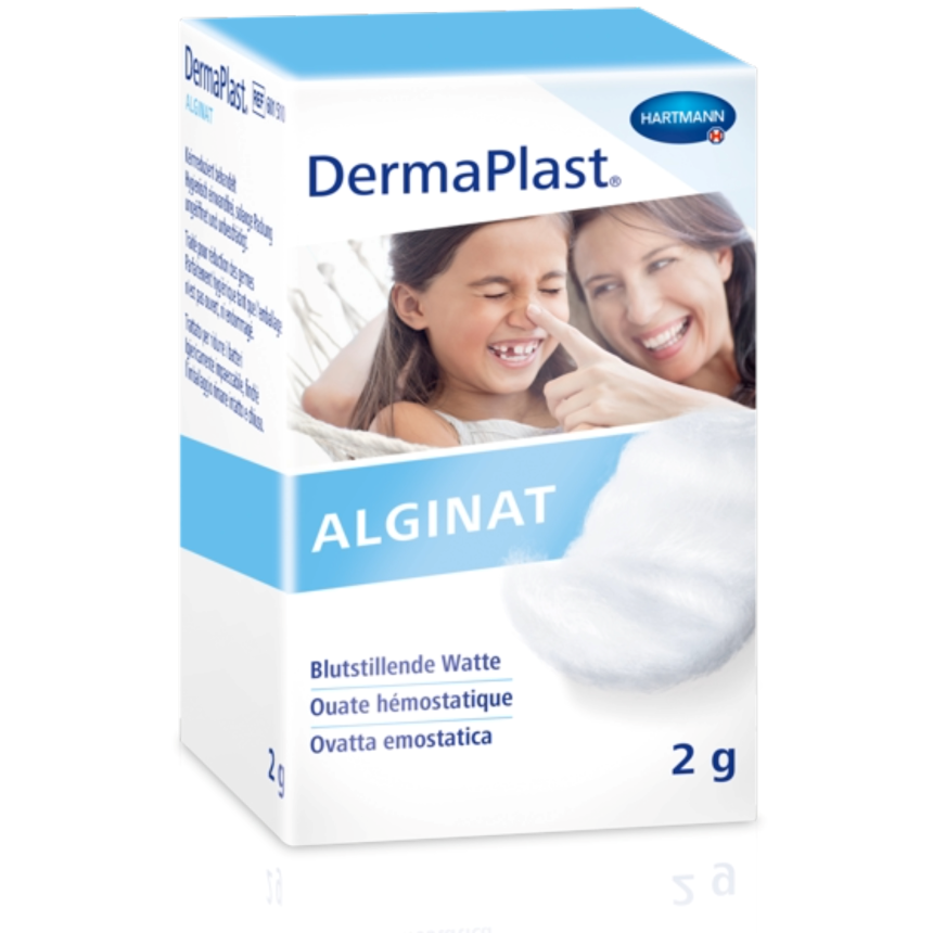 Dermaplast, Alginat Blutstillende Watte Blutstillende Watte, Flasche &amp;#224; 2g