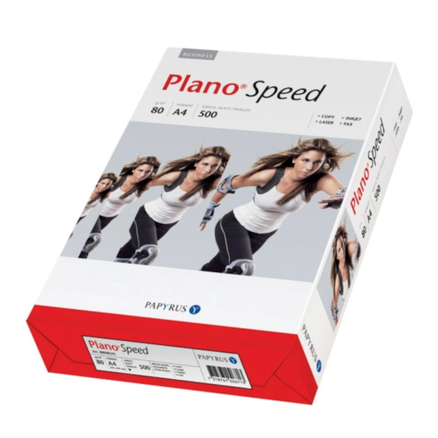 Kopierpapier A4 Plano Speed 80gm2, Weissgrad 146 CIE, ISO 11475 5x500 Blatt