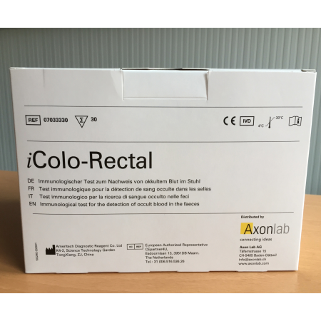 iColo-Rectal, immuno. Schnelltest zum Nachweis von okkultem Blut im Stuhl / 30 St&#252;ck
