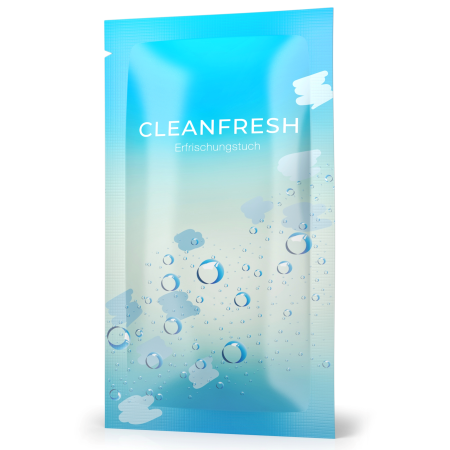 Cleanfresh refreshing wipes 14x7.5cm 500 pcs.
