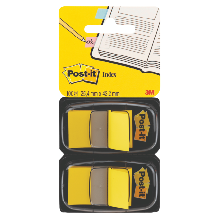 Post-it 680 gelb - 25.4x43.2mm 2Stk.