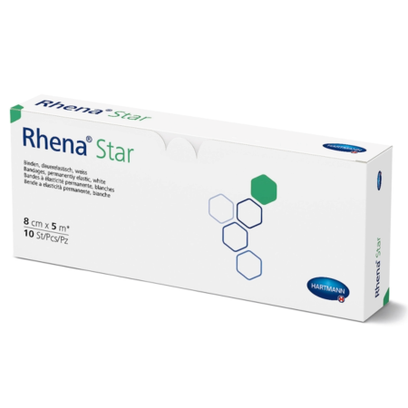 Rhena&#174; Star bianco, sc da 10 pezzi 8 cm x 5 m bianco P10