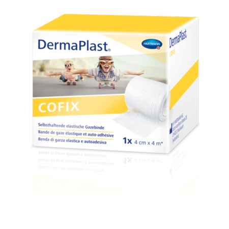 DermaPlast&#174; CoFix Selbsthaftende Binde, weiss 4m x 4cm / 1 Stk.