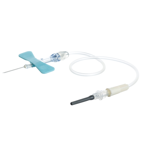 Butterfly, Sicherheitsblutentnahmeset + Luer Adapter 23G x 3/4&quot;, Schlauchl. 7 1/2&quot; (19 cm) / 90 Stk.