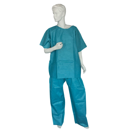 Einwegbekleidung 2tlg. gr&#252;n Gr.XXL ohne Kopfh&#246;rerschutz 50 Stk.