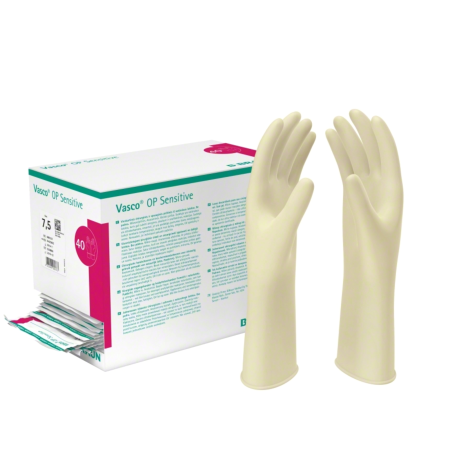 Handschuhe Vasco OP Latex Gr.8.0 40P.