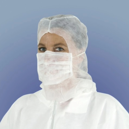 Kopfhaube weiss 100 Stk.