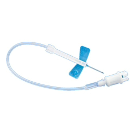 Butterfly, Safety-Multifly&#174;-Kan&#252;le, 23G x 3/4&#39;&#39;, blau, Schlauchl.: 200mm, mit Multi-Adapter 120 Stk.