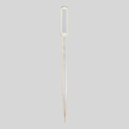 Pasteurpipette, Transferpipette 3,5 ml, (LxB): 155x15mm, transparent, Graduierung bis 3 ml / 500Stk.